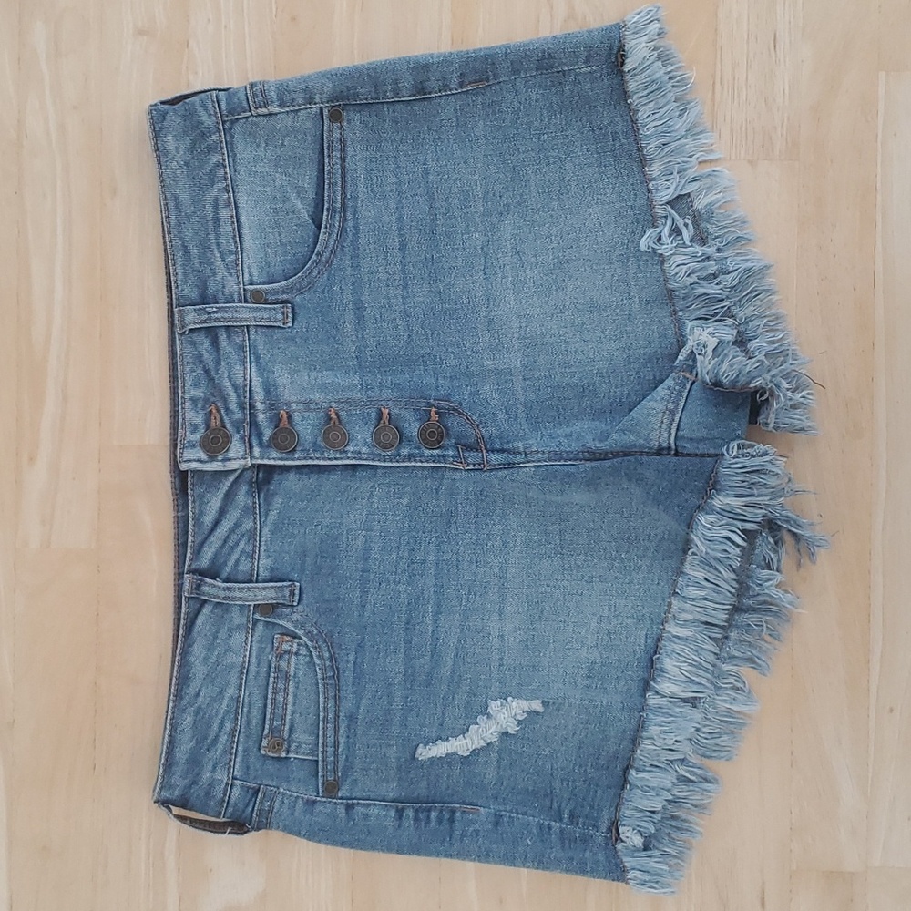 Denim shorts